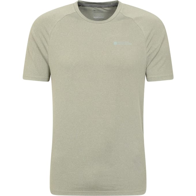 Mountain Warehouse Heren Agra Melange T-Shirt (Groen)