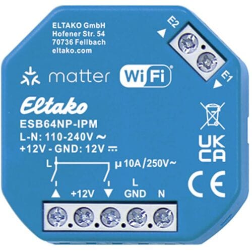 Eltako ESB64NP-IPM Actor Klem Schakelvermogen (max.) 2000 W