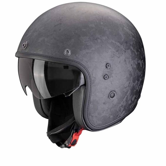 Scorpion Belfast Carbon Evo Onyx Mat Zwart Jethelm - Helm