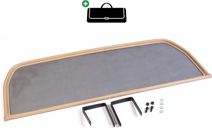 Windscherm MG MGB | 1962-1980 | incl. luxe opbergtas | Beige