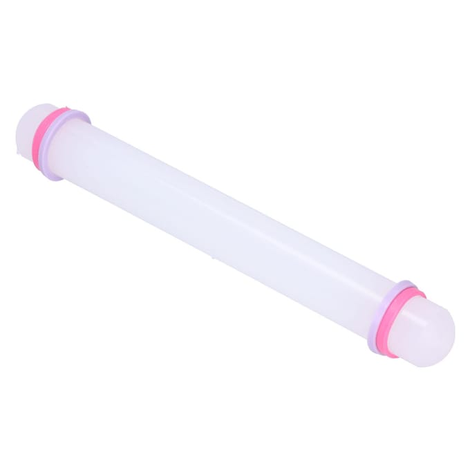 23cm Anti-aanbak Deegroller Koekjes Biscuits Fondant Taart Deegroller DIY Bakgereedschap white