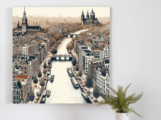 Kunstprint | Wanddecoratie | Forex | 80 × 80 cm