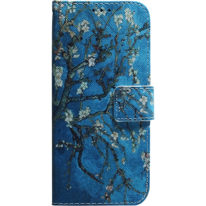 Comfycase Samsung Galaxy A25 Bloesem Bookcase Hoesje Meerkleurig