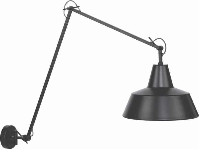 it's about RoMi Wandlamp Chicago - Zwart - 130x36x80cm - Binnen Modern