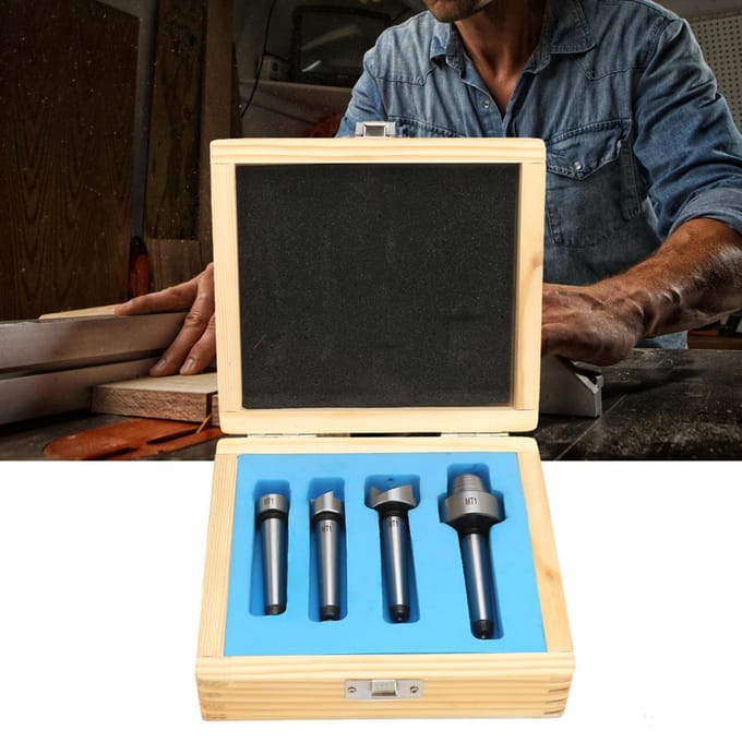 4 stuks MT1 houtdraaibank draaipuntcup centerset voor houtdraaigereedschap
