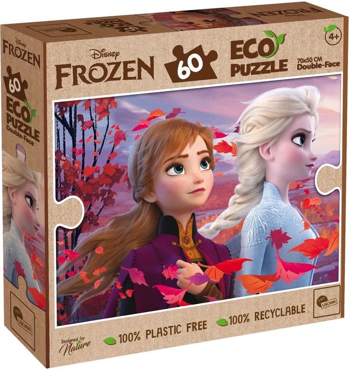 Lisciani - Frozen - Double face - eco puzzel - 60 stukjes