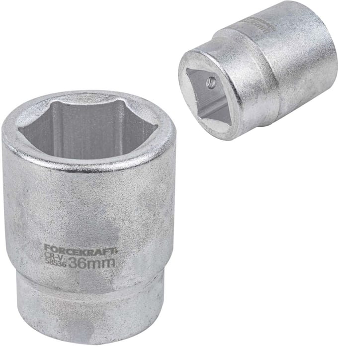 Forcekraft FK-58536 - Dopsleuteldop - 36mm - 6-kant - Cr-V