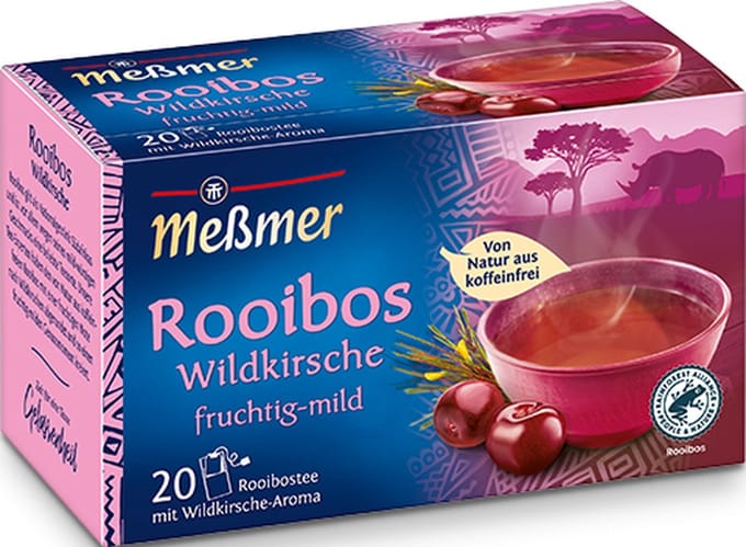 Messmer Rooibos Wilde Kers 2gr - 10x 20 stuks)