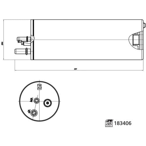 Brandstoffilter FEBI BILSTEIN 183406