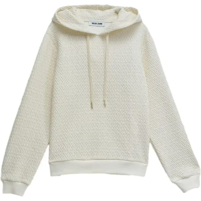 Jacquard Hoodie Dames Salsa Jeans