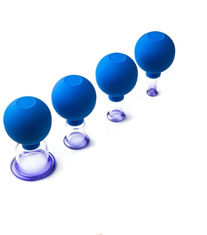 Cupping voor behandeling en massage 4 stuks