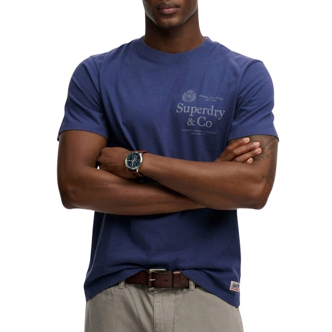 Superdry 1954 Company Relaxed Shirt Heren - Maat S