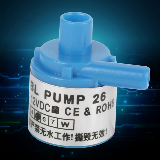 Mini Pompe à Eau Submersible CC Sans Balais 5W DC12V de Qualité Alimentaire