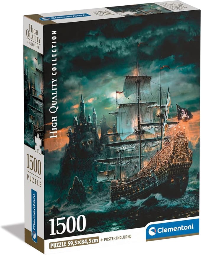 Solidchoice - Puzzel The Pirates Ship 1500 Stukjes voor Volwassenen