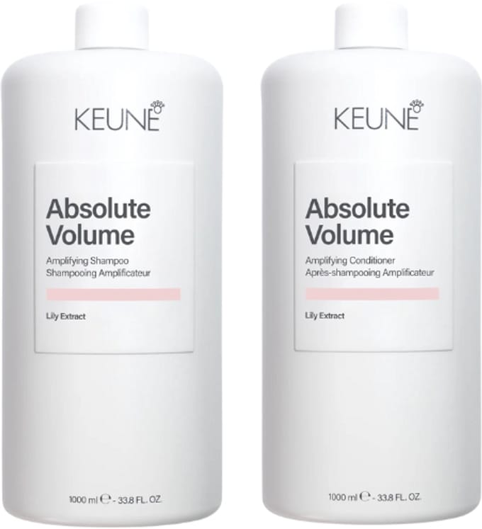 Keune Care Absolute Volume Shampoo 1000 ml & Conditioner 1000 ml