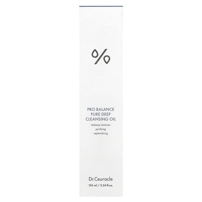 Dr.Ceuracle Pure Reinigingsolie Zachte Diepe Make-up Verwijderaar 155ml blue