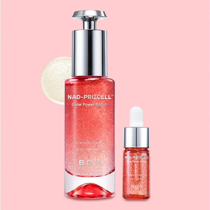 BIOHEAL BOH NAD Freeze Cell Glow Power Serum 30ml + 7ml white