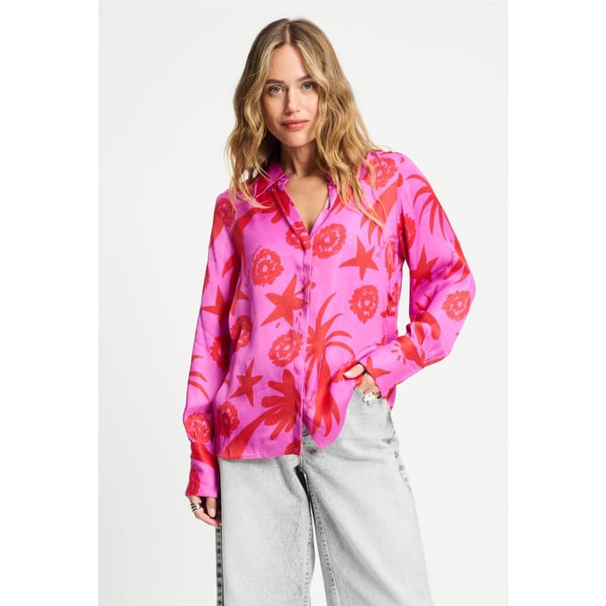 POM Amsterdam Blouse - Splashing Fireworks Taglia: 36 | Maglie a manica lunga Outlet | Donna