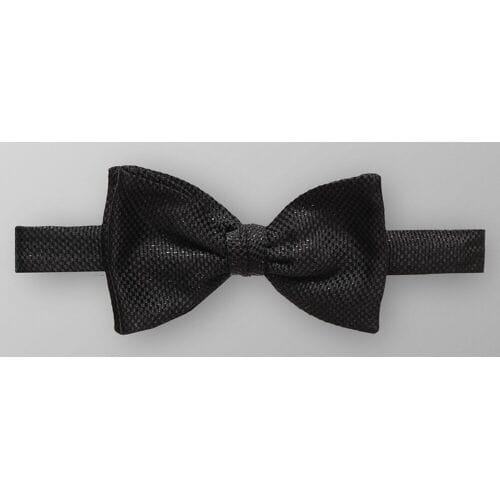 Eton Strikje Silk Metallic Ready Tied Zwart / male