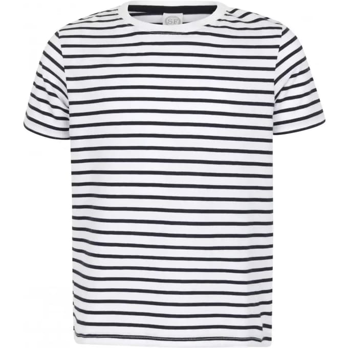Gestreept kinder-T-shirt Skinni Fit