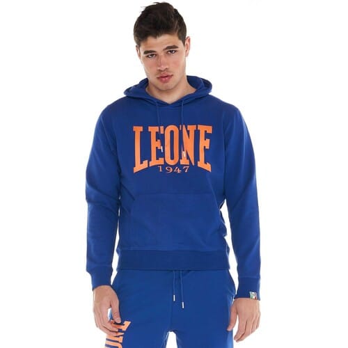 Sweaters Leone 1947 Man Hoody Fleece Big Logo Not Brushed