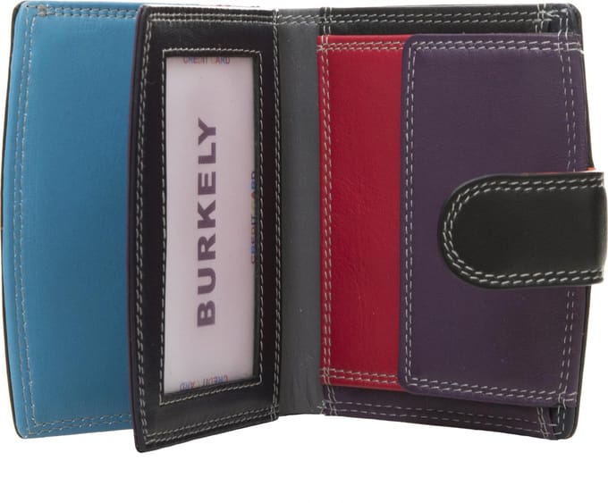 BURKELY Multicolour - Portemonnee - Zwart Multi