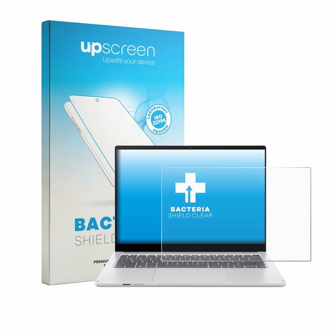upscreen - Screenprotector voor Acer Swift Spin 14 AI - Folie Beschermfolie transparant antibacterieel