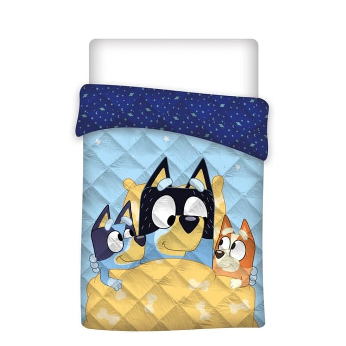 Bluey Sprei, Goodnight - Eenpersoons - 140 x 200 cm - Polyester