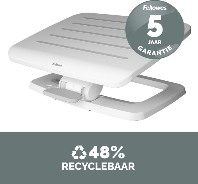 Fellowes Hana LT - voentensteun - voor bureau - ergonomisch - wit