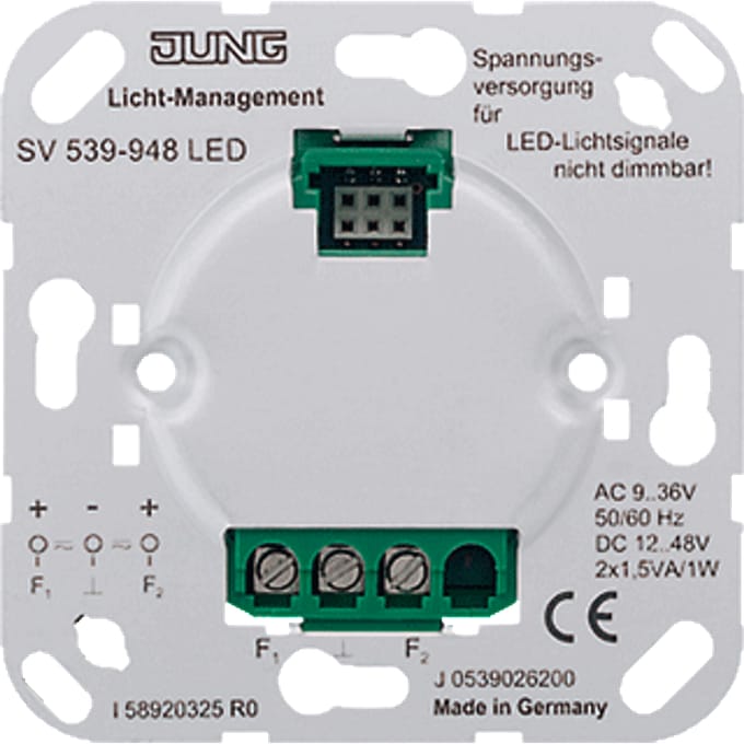 Jung Basiselement Universele Voeding 12/48V | SV539-948LED