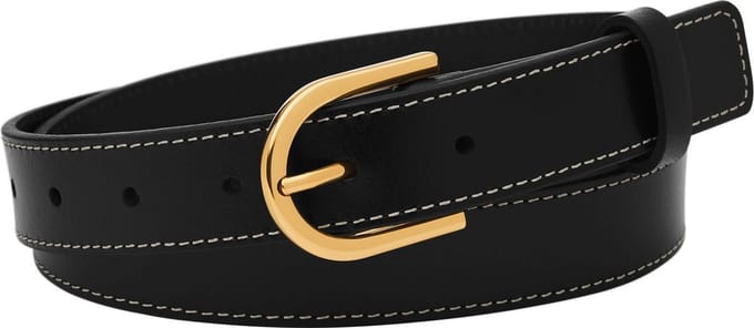 FOSSIL Riem D-Link Belt W95 Black Zwart