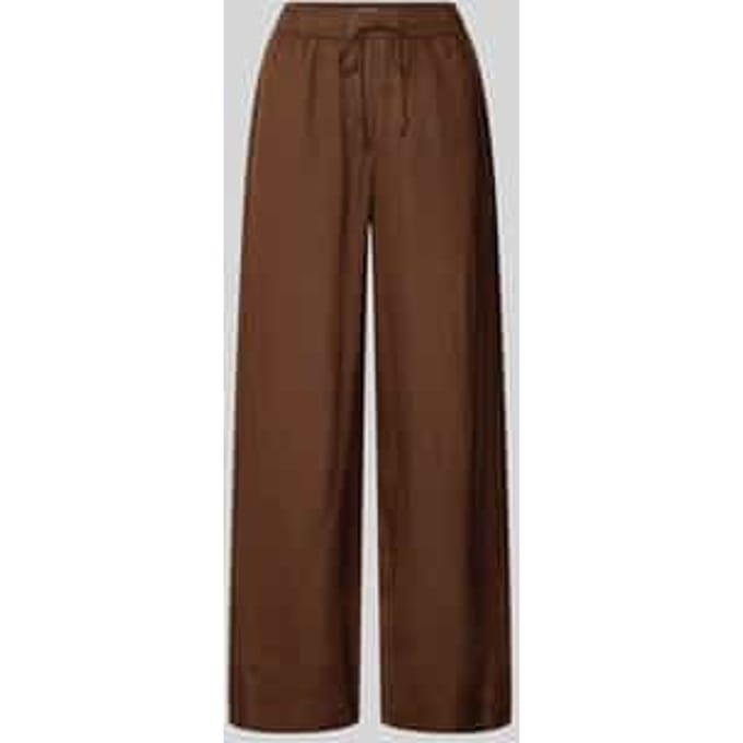 loose fit wijdte broek van puur linnen