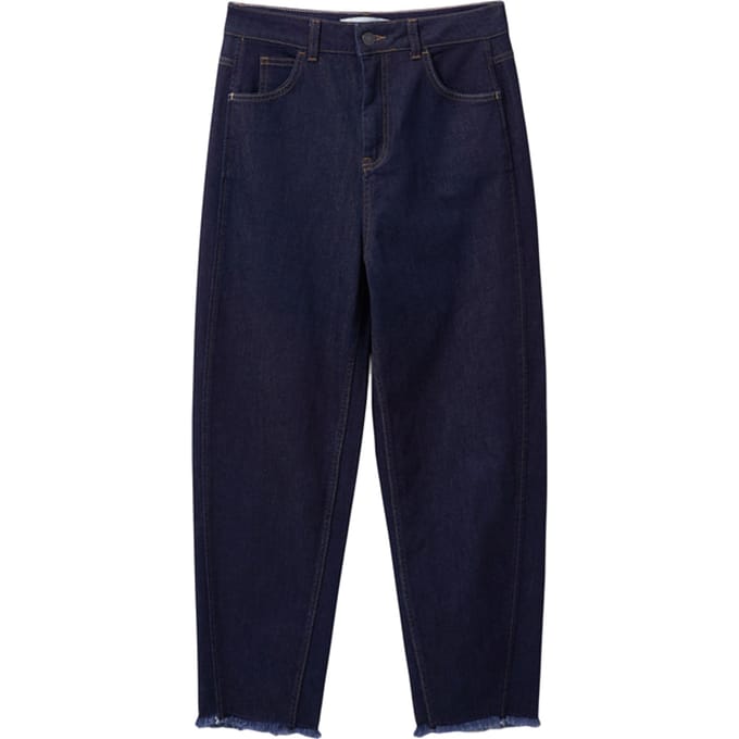 White Stuff Rinse Twisted Seam Jean Dk Denim Maat: 6 | Straight Jeans Outlet | Dames | Blauw