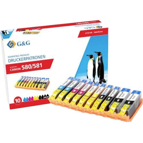 G&G Inktcartridge Compatibel 1P580-10