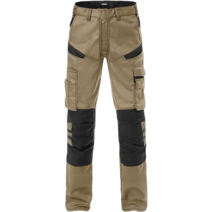 Fristads Broek 2555 Stfp - Khaki/Zwart - C54
