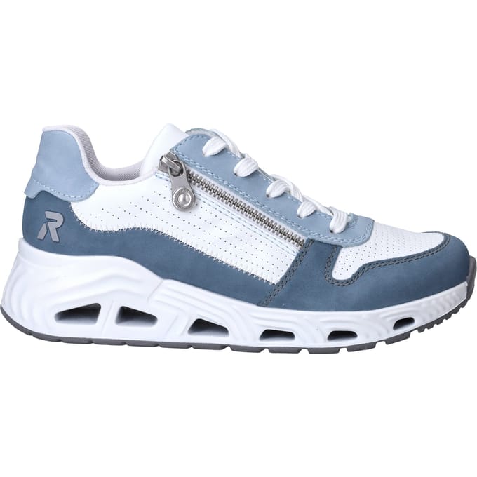Rieker Sport Sneakers - Dames - Blauw - Maat:38