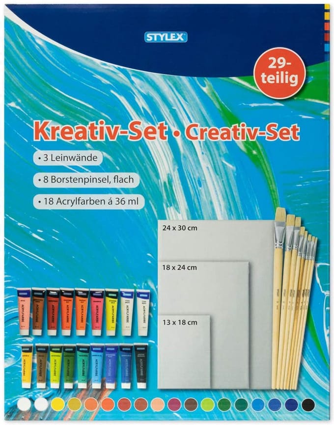 Stylex acryl verfset 29 delig