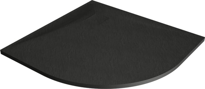 Mexen Bert halfronde douchebak SMC 80 x 80 , zwart - 4KR708080