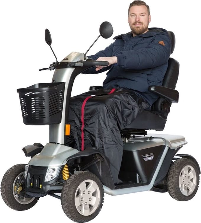 Scootmobiel voetenzak met warme voering