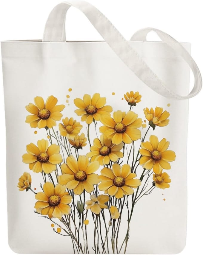Draagtas met rits - Canvas totebag bedrukt ontwerp