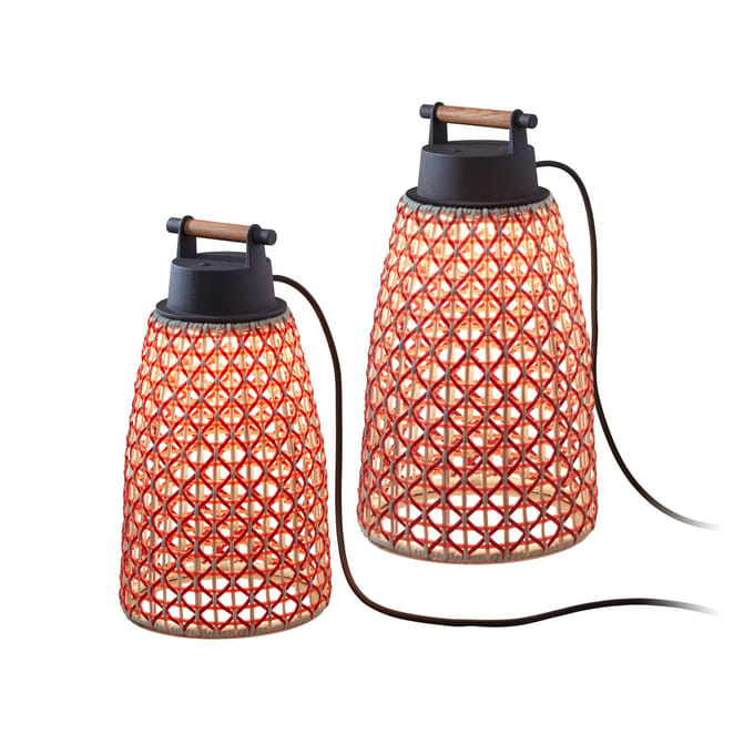 Bover Nans M/41 LED tafellamp voor buiten, rood
