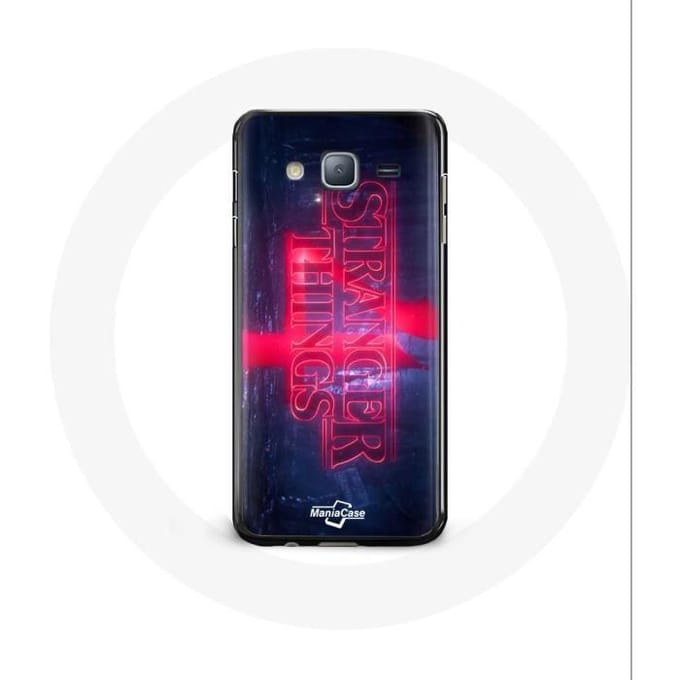 Case voor Samsung Galaxy j3 2016 Stranger Things Logo Transparant Seizoen 4 Trailer 2022