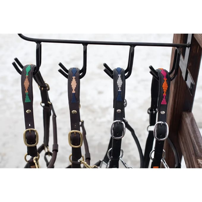 Leren halster voor paarden HFI Polo