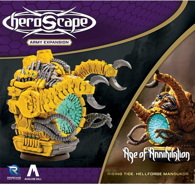 Heroscape RT Hellforge Mandukor Army Exp. - Miniatuur - Engelstalig - Renegade Game Studios