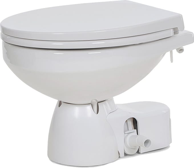 Jabsco 12V Toilet Quiet Flush E2 met Pomp en standaard Toiletpot | 38245-4192