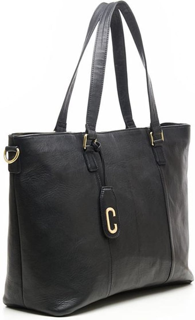 Chabo Chabo Dames laptoptas - 17 inch - Werktas A4 - Leer - Zwart