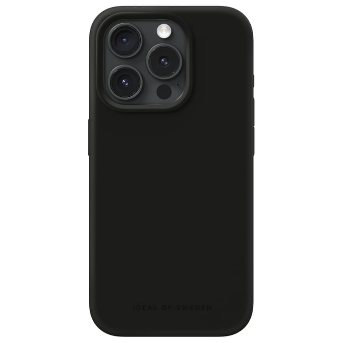 iDeal of Sweden Silicone Case met MagSafe voor de Apple iPhone 15 Pro - Black
