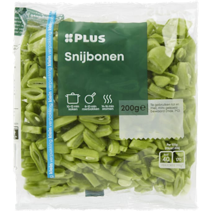 Snijbonen gesneden