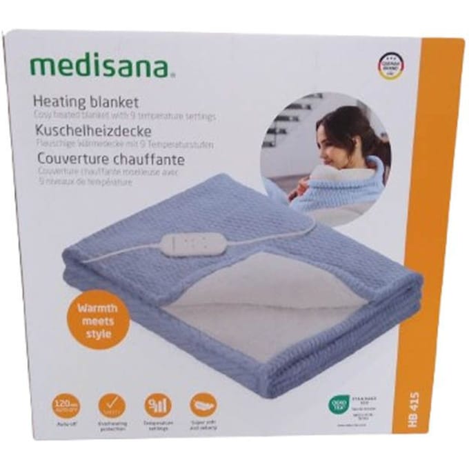 medisana HB 415 Elektrische Deken Blauw