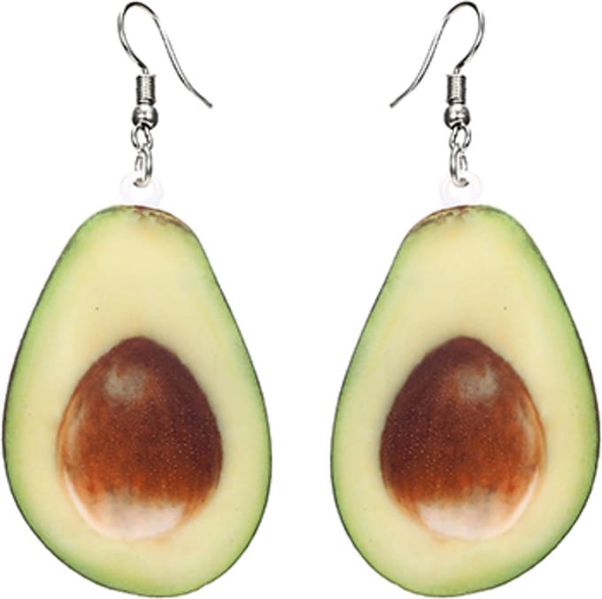 Fako Bijoux® - Oorbellen - Groente & Fruit - Avocado